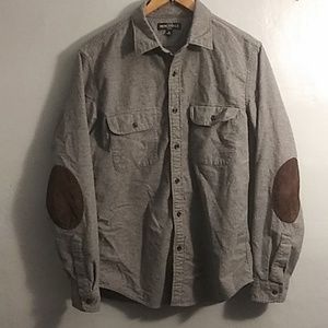 J.Crew Flannel Shirt w/ Elbow Pads size M